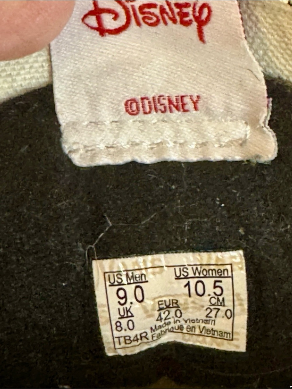 Retired Disney Gang Vans High-Top Sneakers in Mickey, Donald, Pluto, & Goofy - Picture 11 of 13